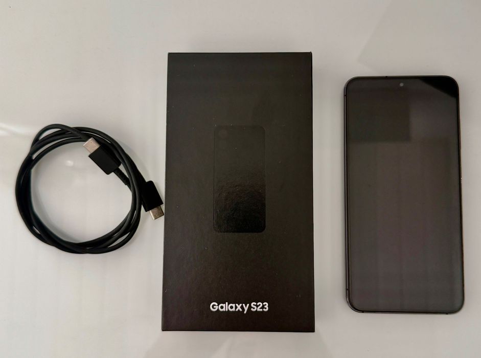 Samsung S23 - 256GB - Preto + Caixa + Cabo