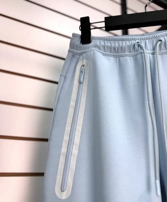 Nike x Nocta tech Fleece, спротивні штани, унісекс голубі, найк нокта