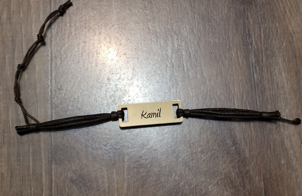 Bransoletka z imieniem "Kamil"