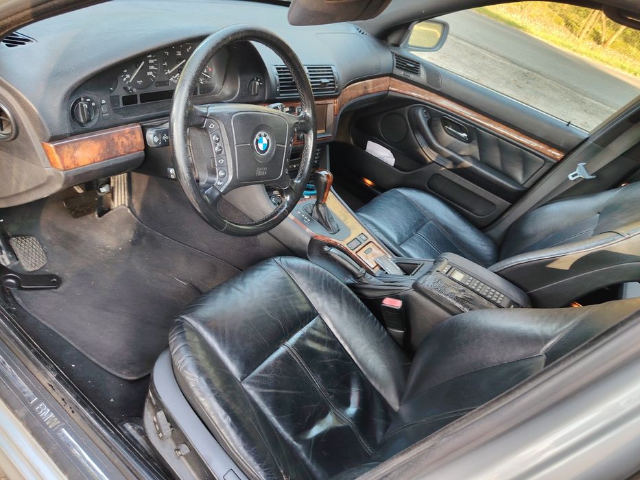 BMW 528i e39 m52b28 2Vanos 193KM Automat Czarny sufit Xenon Silnik TOP