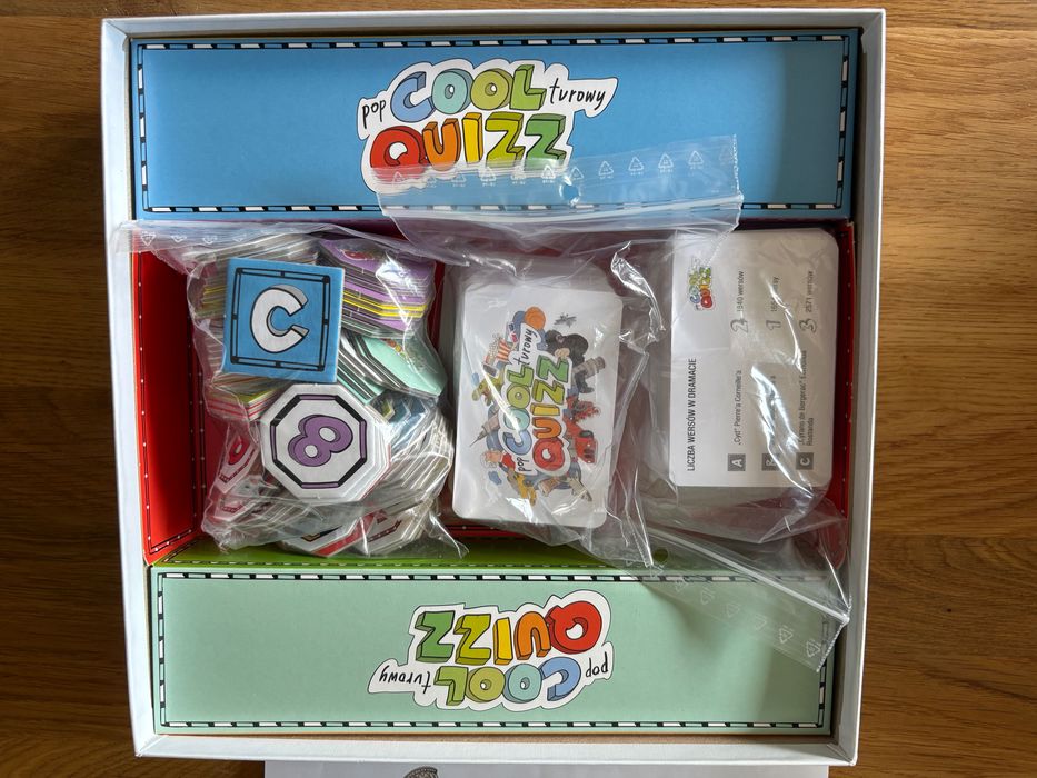 Popcoolturowy quizz gra planszowa jak nowa
