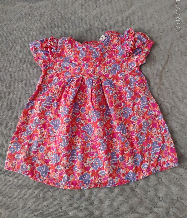 Sukienki z Coccodrilo dla bliźniaczek, bliźniąt r. 68