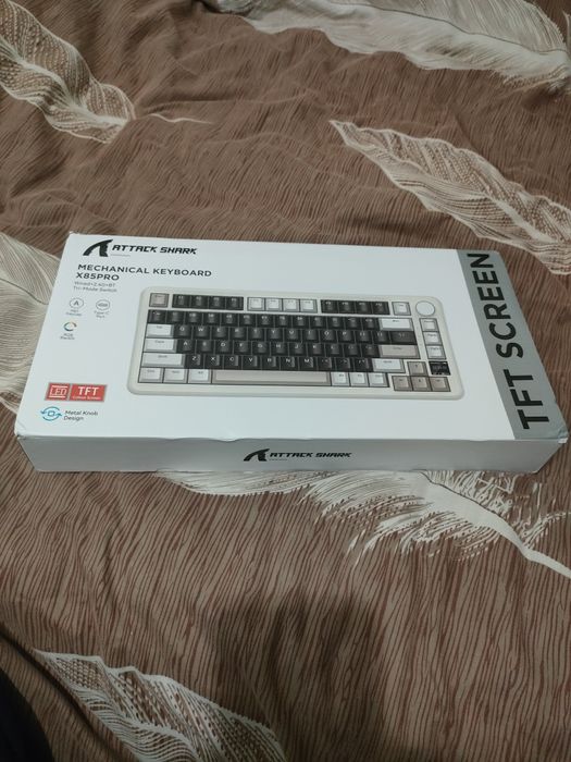 Top Игровая клавиатура Attack shark X85 PRO, RGB,4000mah,75%,hot-swap#