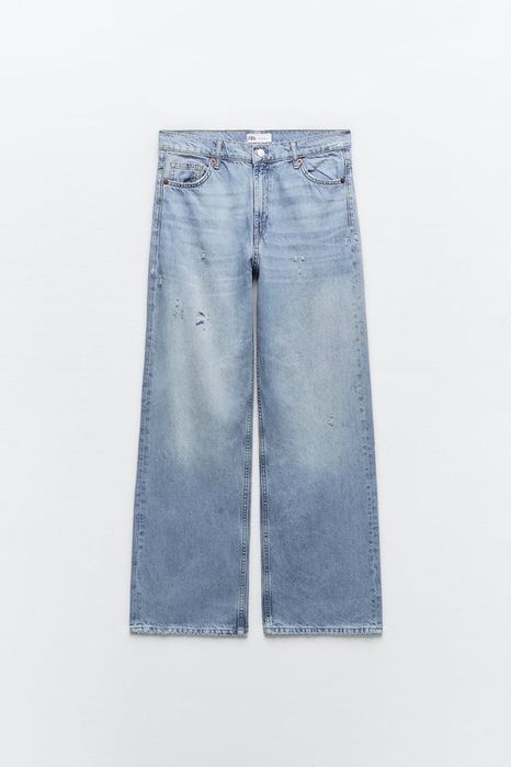 Джинси Zara Wide Leg 32 XXS нові з біркою блакитні прямі