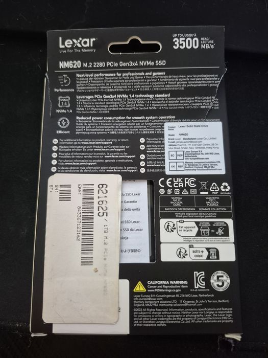 Dysk SSD lexar NM620