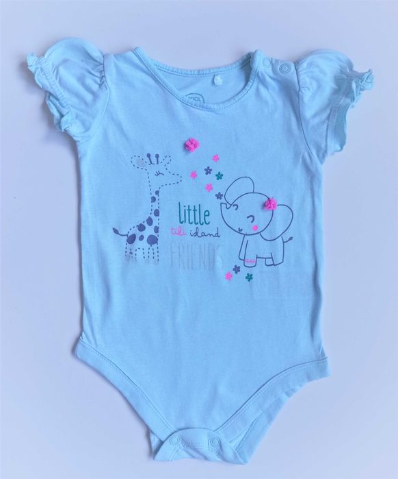 Letni zestaw Cool Club 74 body bloomersy sukienka