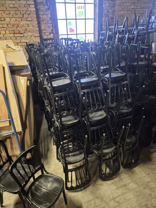 Krzesło bukowe gięte (48szt.) RADOMSKO Thonet oryginał UNIKAT duża ilość