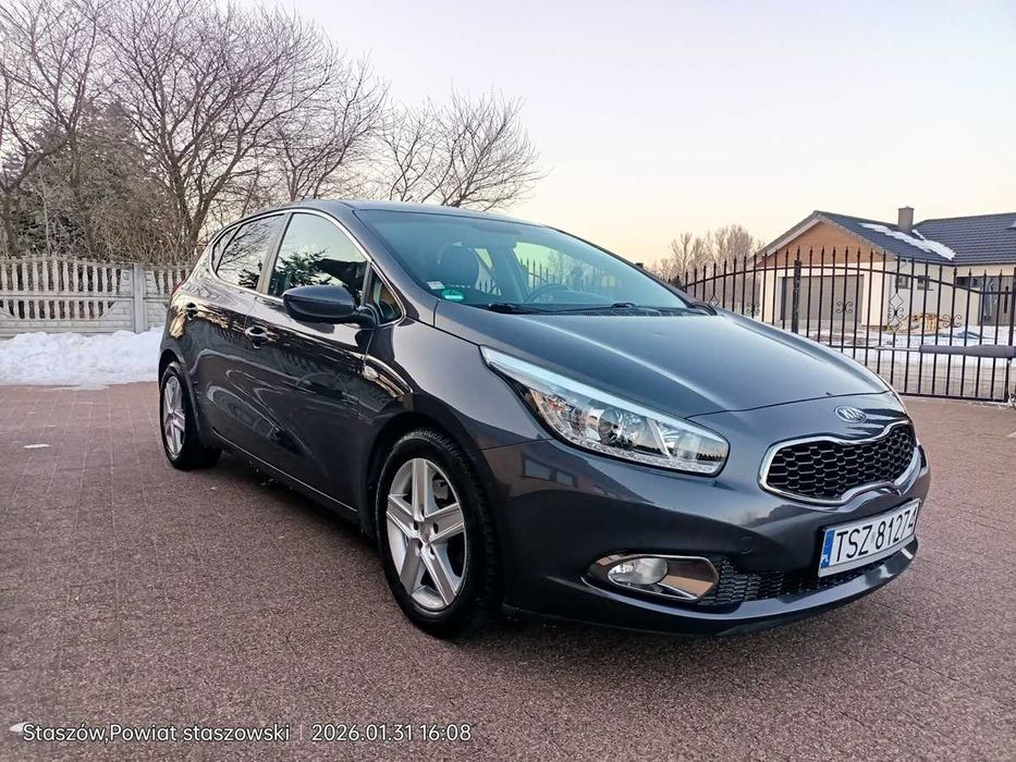 KIA CEED 1.6b,klima,wspoma,eletryka,sprowadzony,tempomat,stan bdb