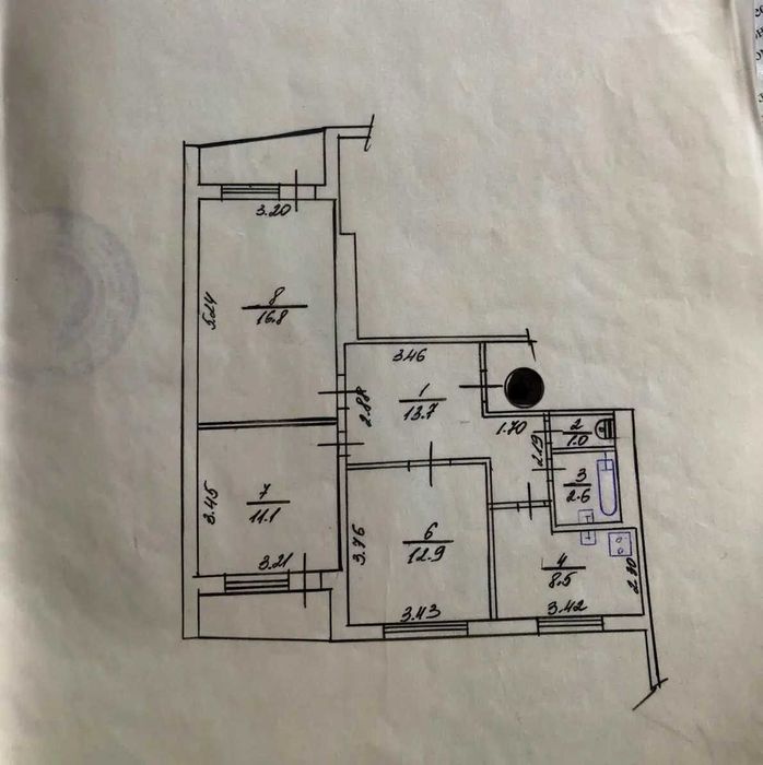 Продам 2к кв 70м2,  Салтовка, метро Салтовская.СЕРТИФИКАТIN