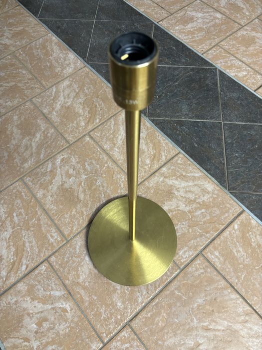 Ikea skaftet podstawa lampy stołowej złota