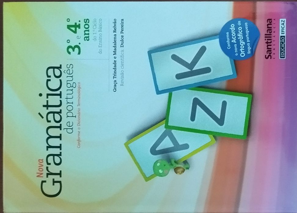 Livros 3° e 4° ano de gramática para estudo