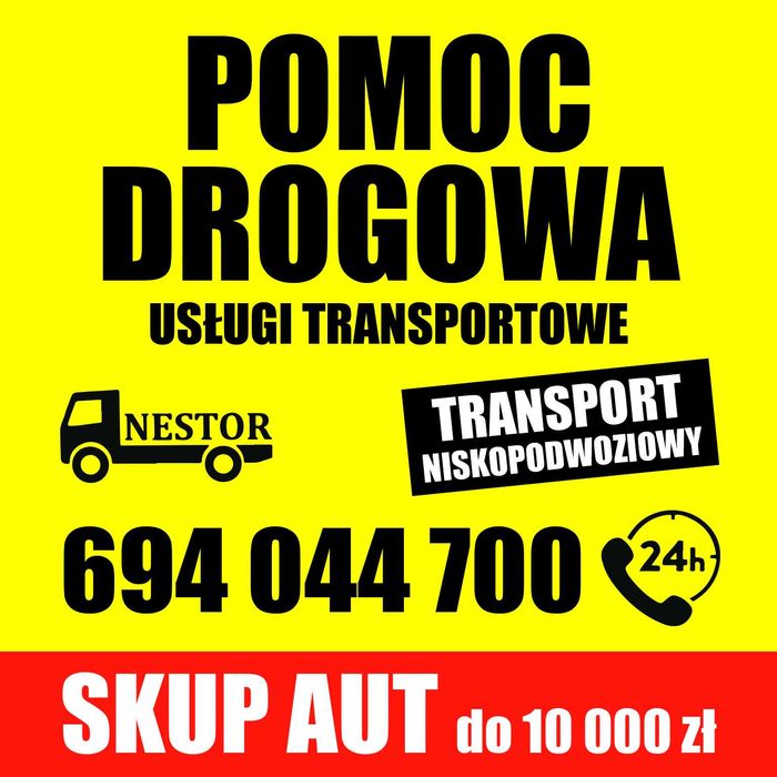 USŁUGI TRANSPORTOWE ,pomoc drogowa 24 h
