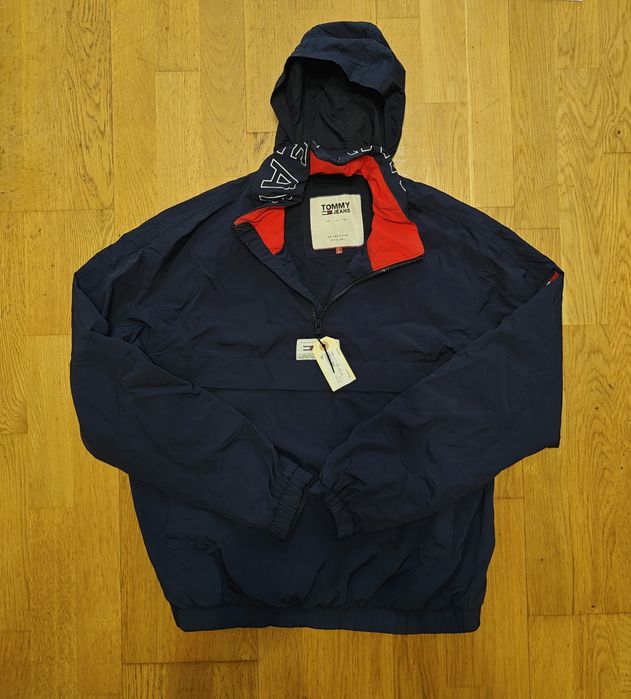 Męska świetna nowa kurtka Tommy Hilfiger Anorak Jeans rozmiar L