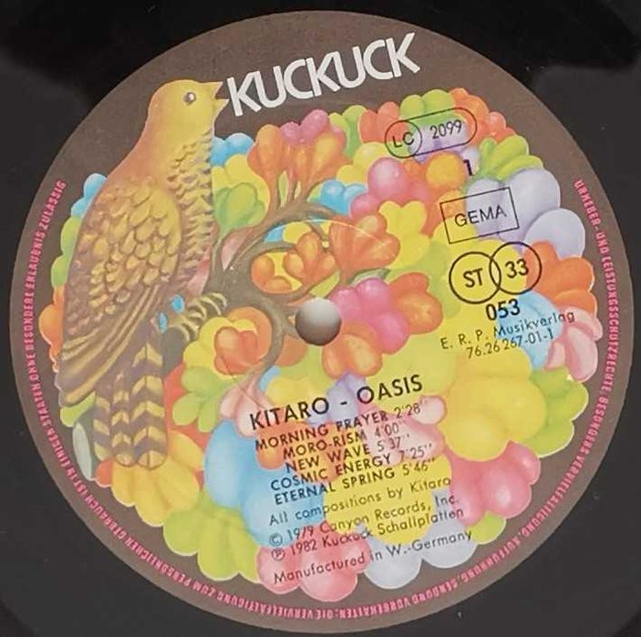 Kitaro – Oasis, winyl