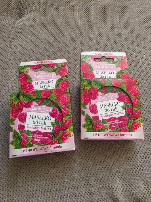 2x Bielenda Masełko do Rąk Nawilżająca Malina 50g