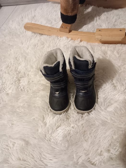 Gumiak ocieplany dla chłopca