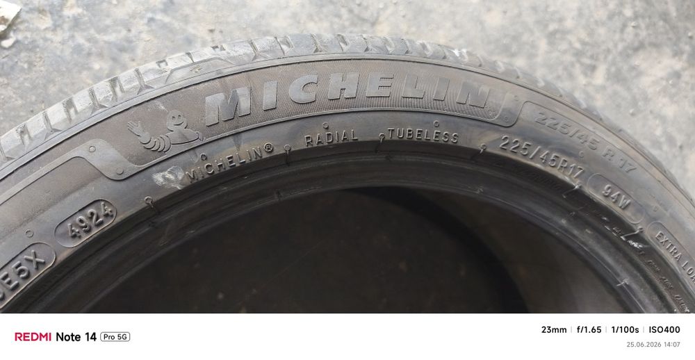 1 szt 225 45r17 94W XL Michelin primacy 5 2024r