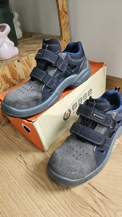 Base buty BHP robocze skorzane