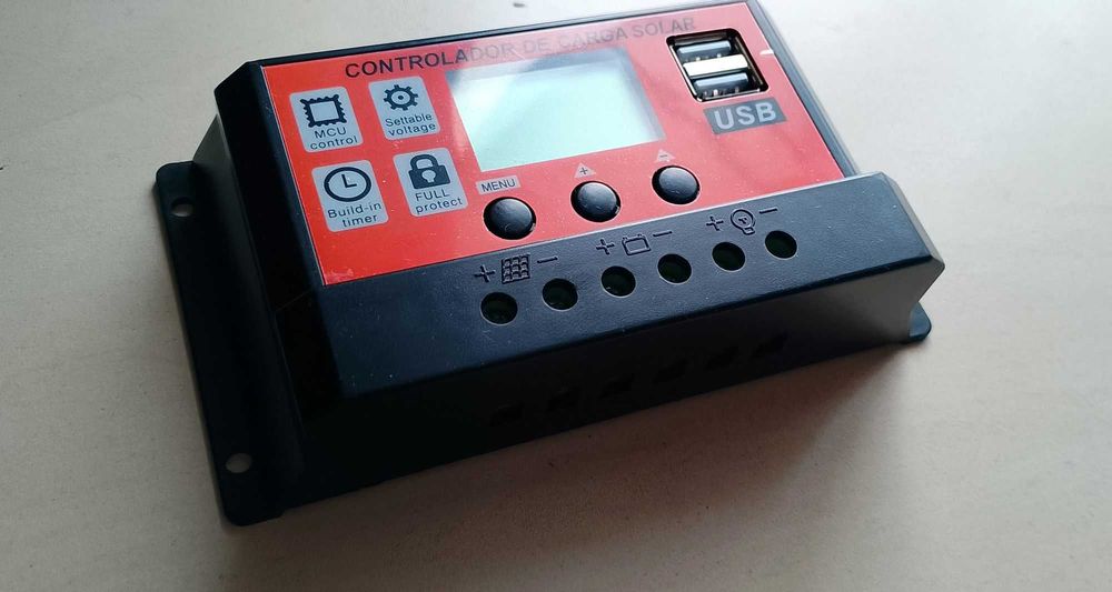 Контроллер заряда солнечных панелей 100А 12в/24в 1200вт/2400вт ШИМ PWM