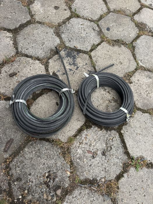 lina stalowa fi 11mm długość 23m 37m i 38m linka