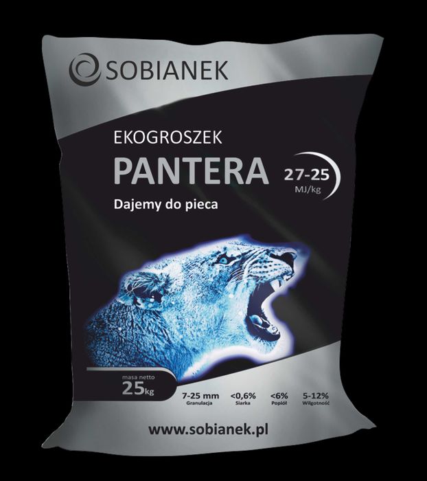 Groszek Sobianek Pantera, pellet Poltarex, lew, premium plus