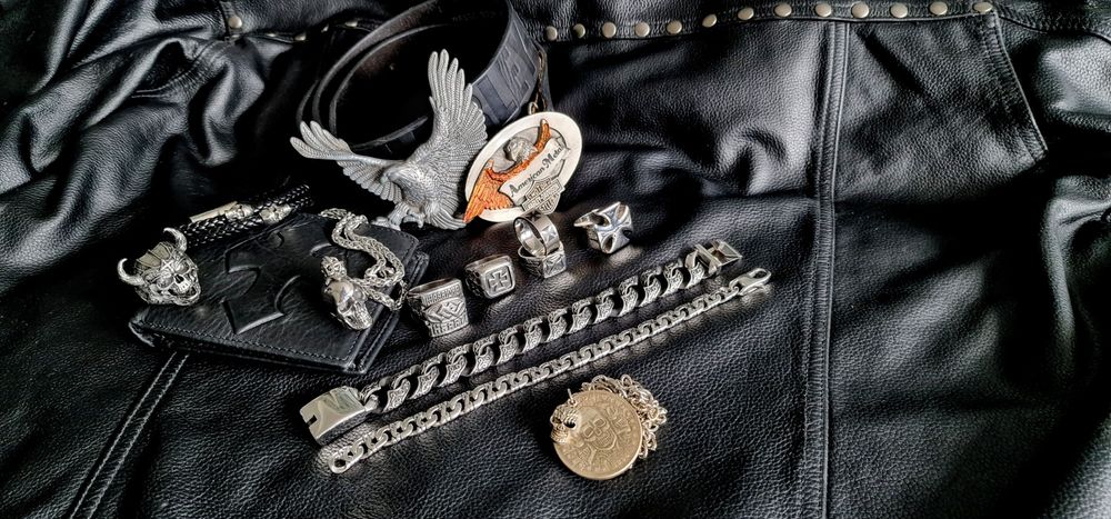 Zamiana na gry PS5 Harley Davidson chopper pas motocyklowy oryginalny