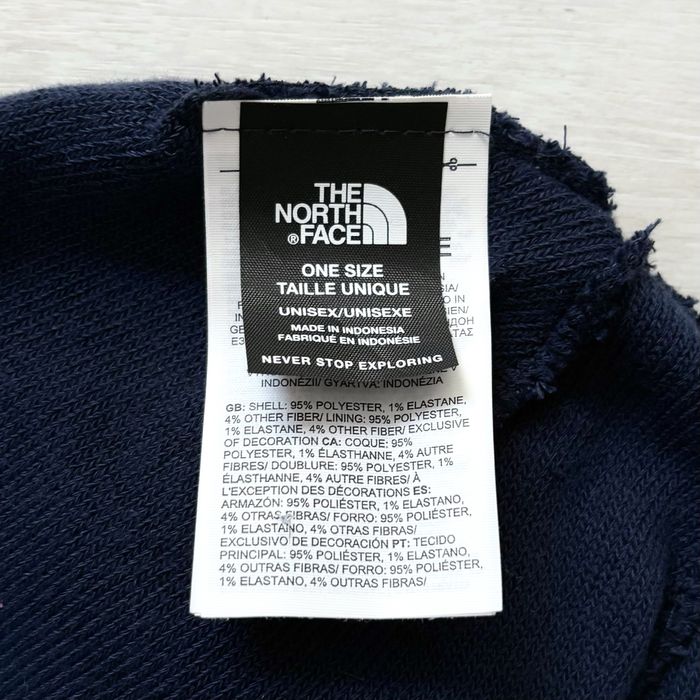 Czapka zimowa beanie the north face tnf logo nuptse norm granatowa