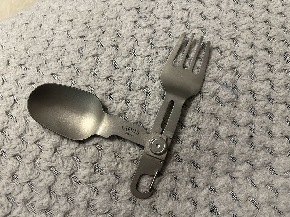 Мультитул titanium вилка ложка