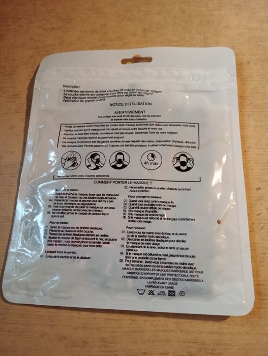 Maseczka na twarz ochronna- nowa