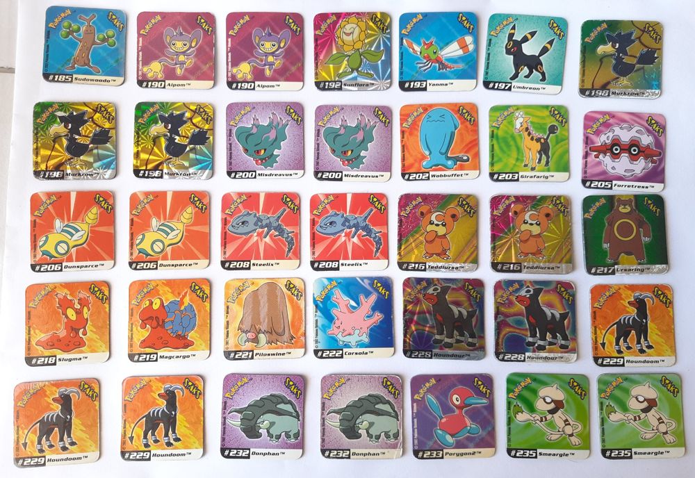 Pokemon staks panini - venda à unidade