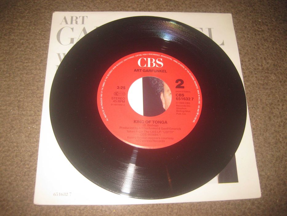 Vinil Single 45 rpm do Art Garfunkel "When A Man Loves A Woman"