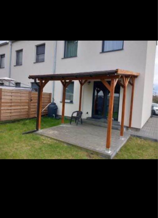 Taras drewnainy,wiata,pergola,lamele