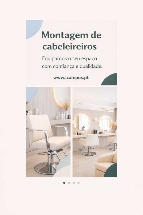 Mobiliário de Cabeleireiro e Estética