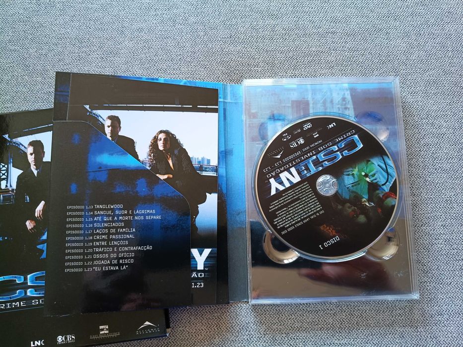 DVD série televisiva "SCI:NY - crime sob investigação New York" temporada 1