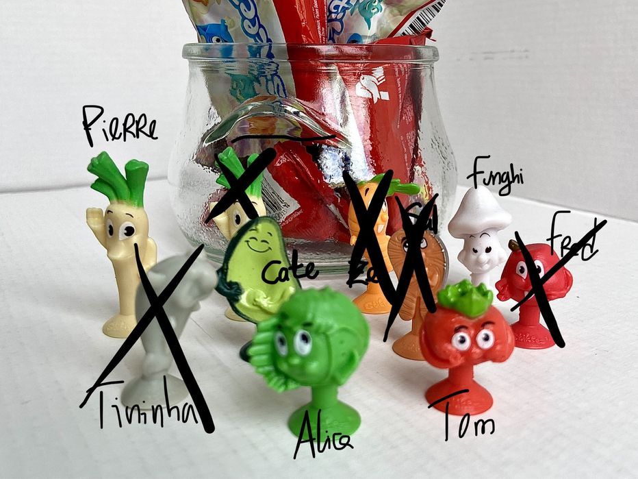 Stikeez para completar coleção