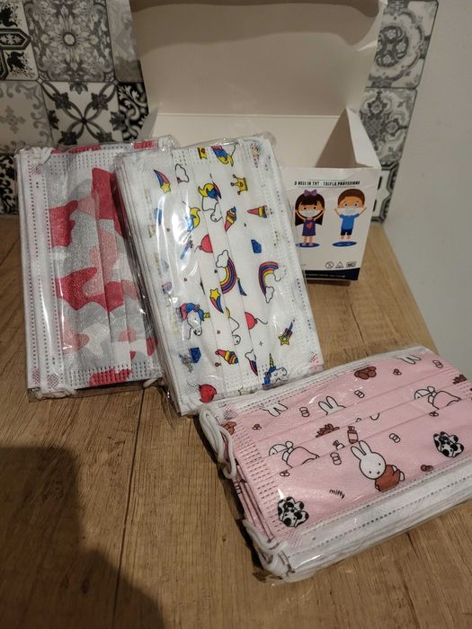 Nowe maseczki dla dzieci
