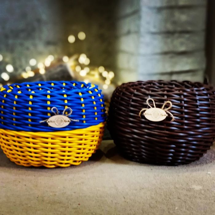 Кашпо з ротангу ручна робота