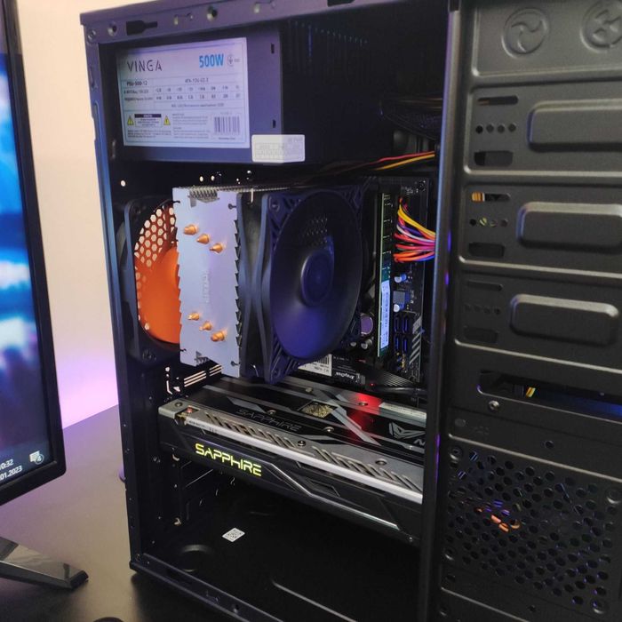 Игровой Компютер Intel Core i7, Sapphire RX 470, 8GB RAM, SSD 512 NVMe