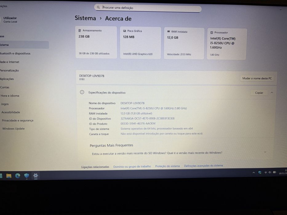 Portatil Lenovo V330 i5 12Gb RAM