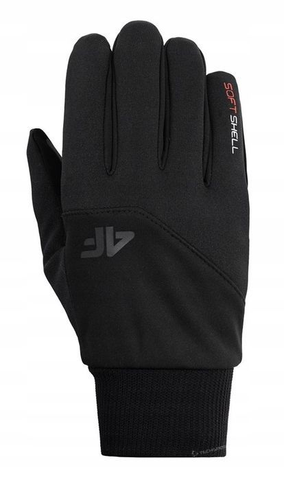 4F Cienkie Rękawiczki Softshellowe Dotyk / Rozm Xl