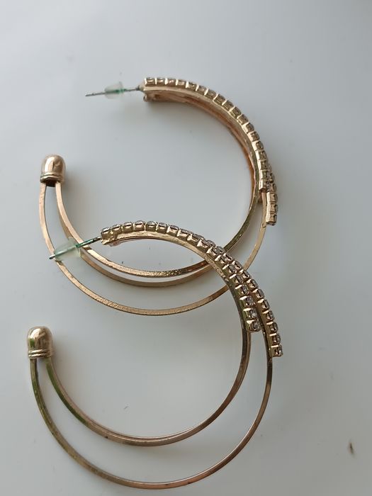 Серьги мед золото