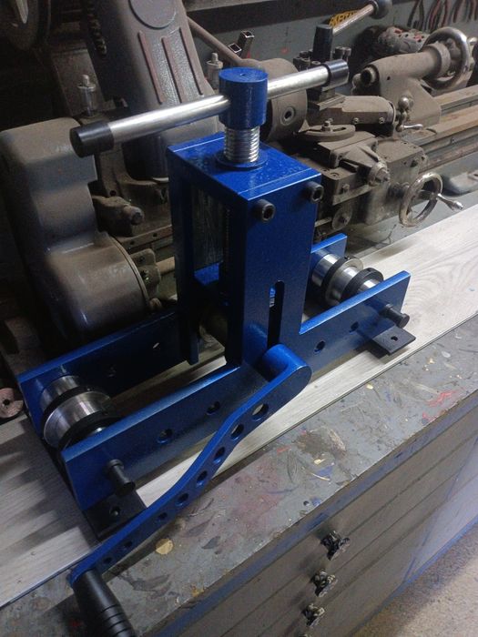 Calandra manual para tubos