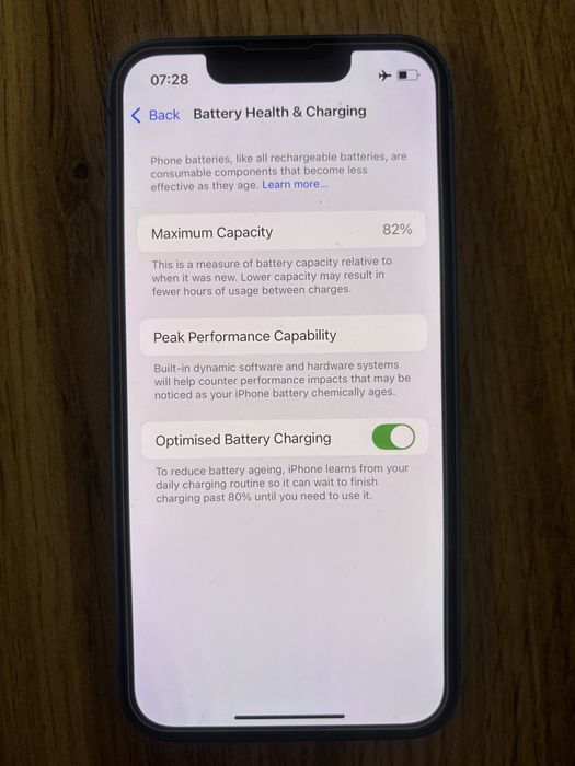 iPhone 13 mini Niebieski 256gb 82% pojemności baterii, stan bardzo dobry