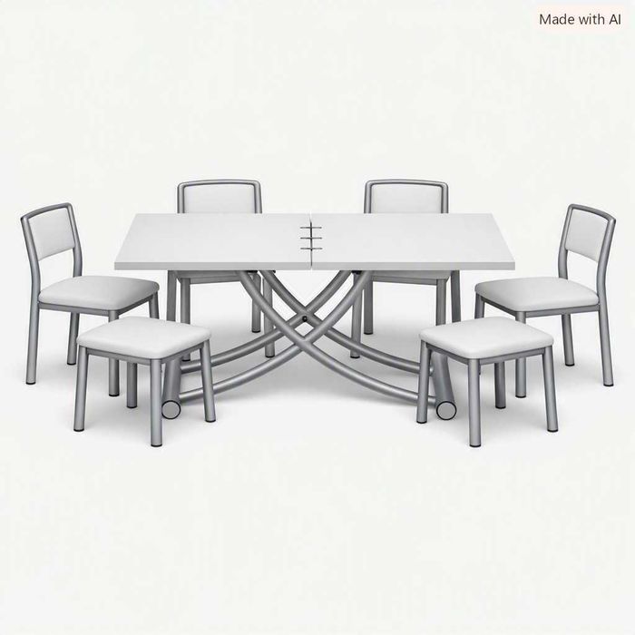 Mesa Cozinha / Sala Extensivel PREMIUM - Design Moderno e Funcional - Nova - Envio Gratuito