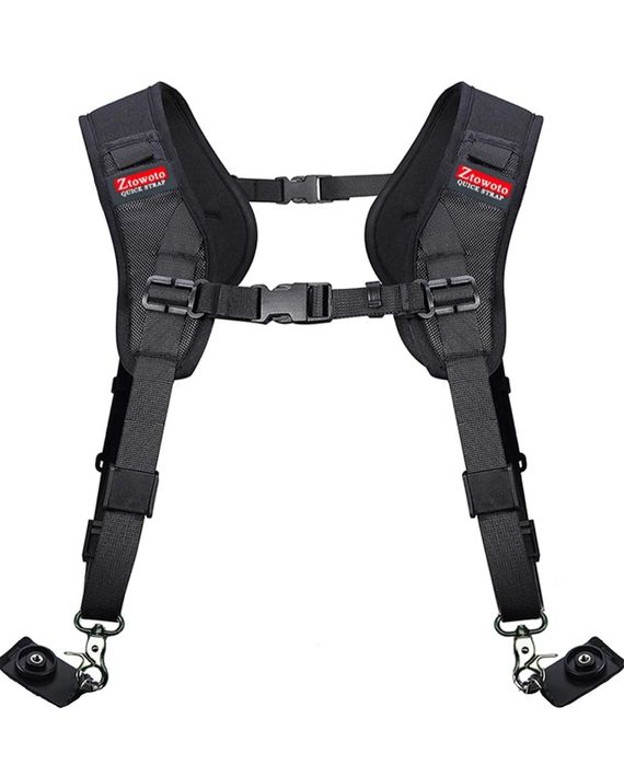 ZTOWOTO Pasek na ramię Dual Shoulder Camera Harness