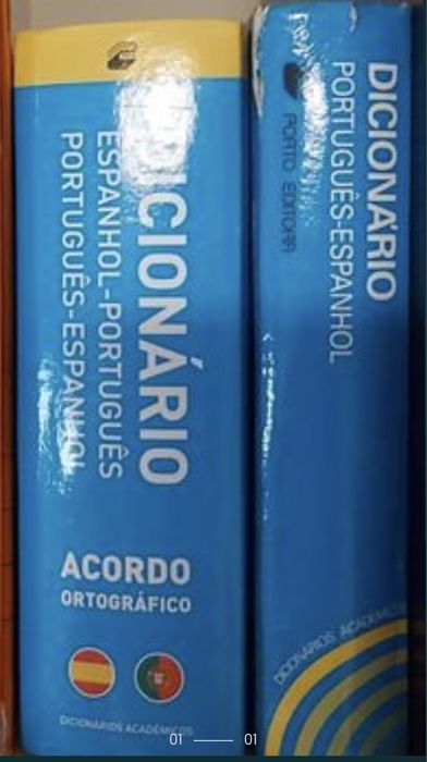 Dicionarios português- espanhol/  espanhol- português