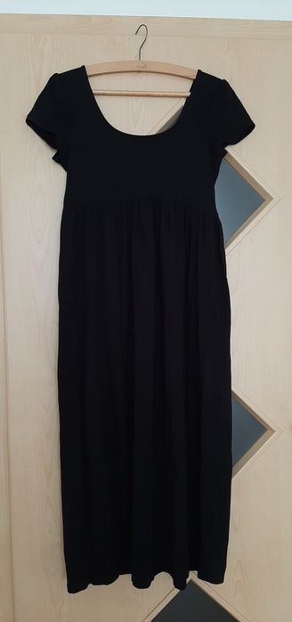 H&M MAMA czarna dukienka ciążowa rozmiar S