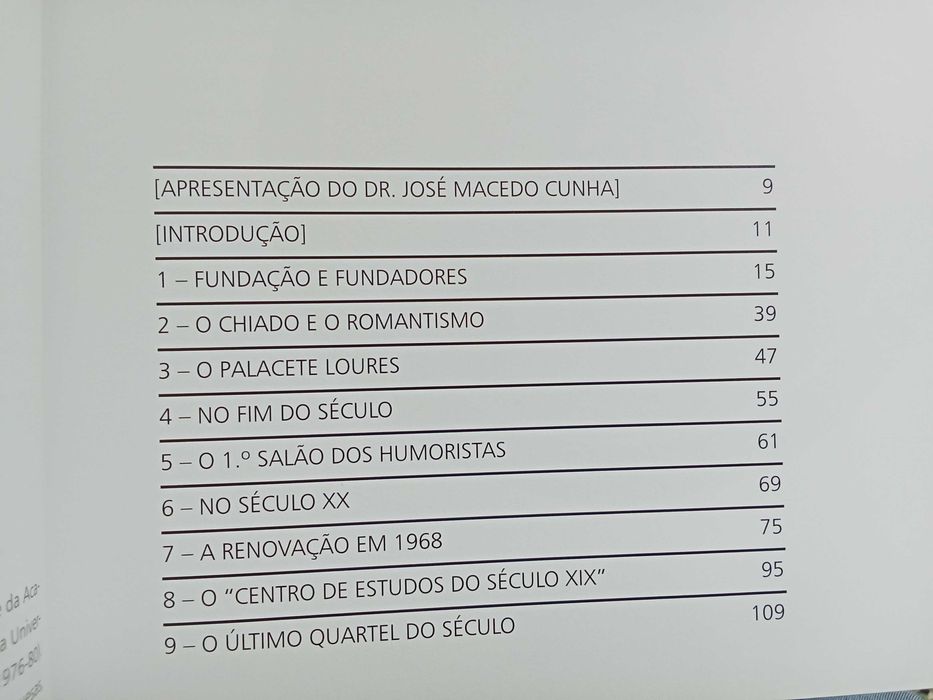 José-Augusto França - O Grémio Literário e a sua história