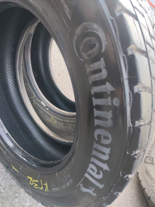 295/60R22,5 6mm CONTINENTAL шини бу.