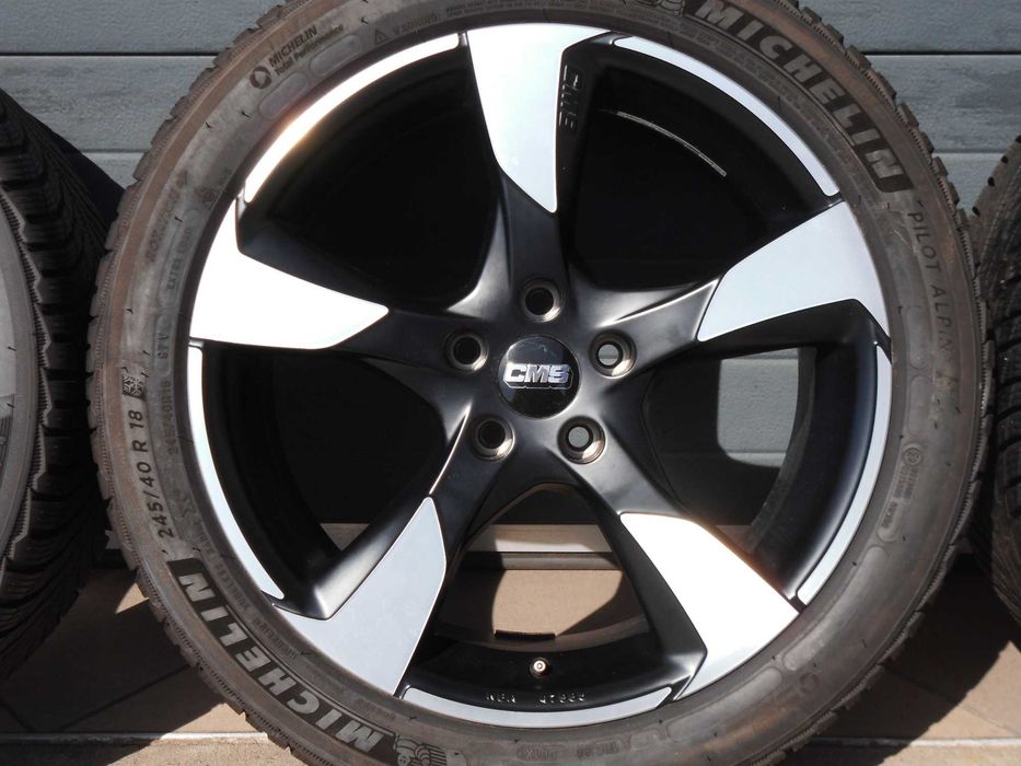 ! Koła zimowe aluminiowe 18 5x112 Audi A4 B9 B8 A6 C6 Michelin 23r ~7mm